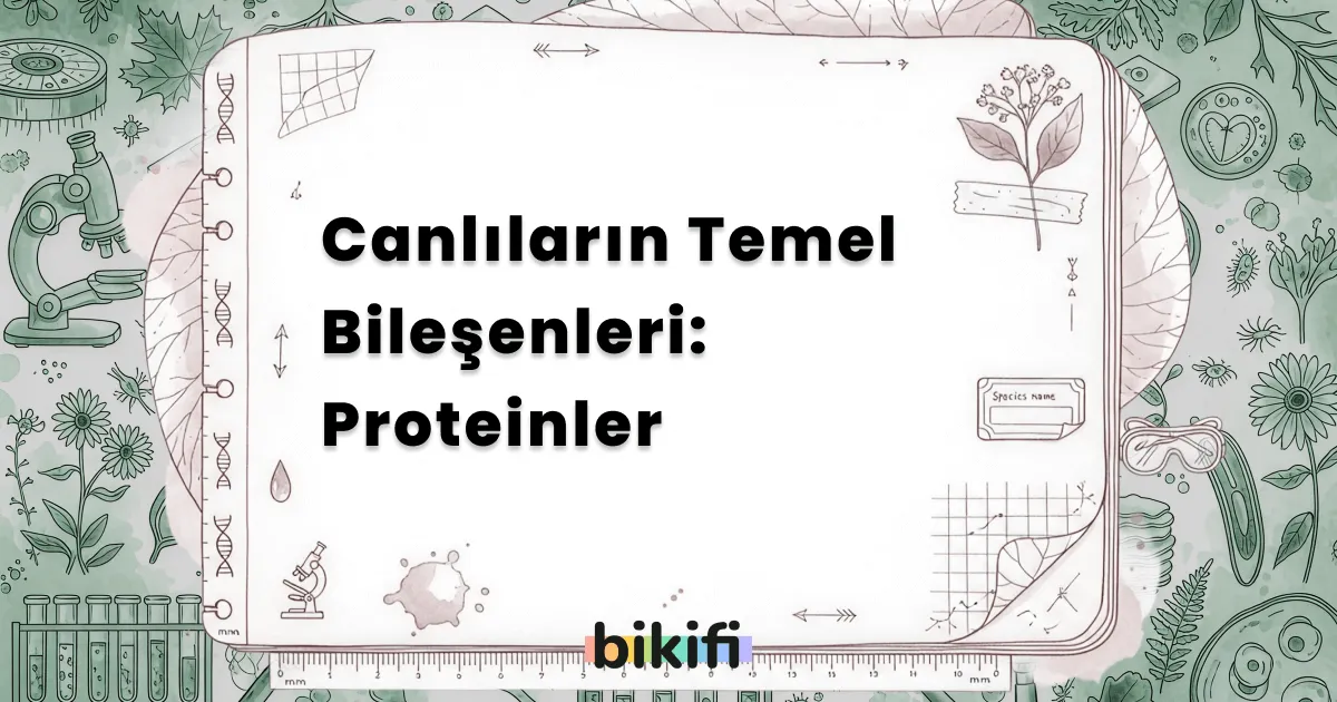 Canlıların Temel Bileşenleri: Proteinler