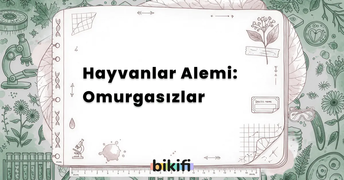 Hayvanlar Alemi: Omurgasızlar