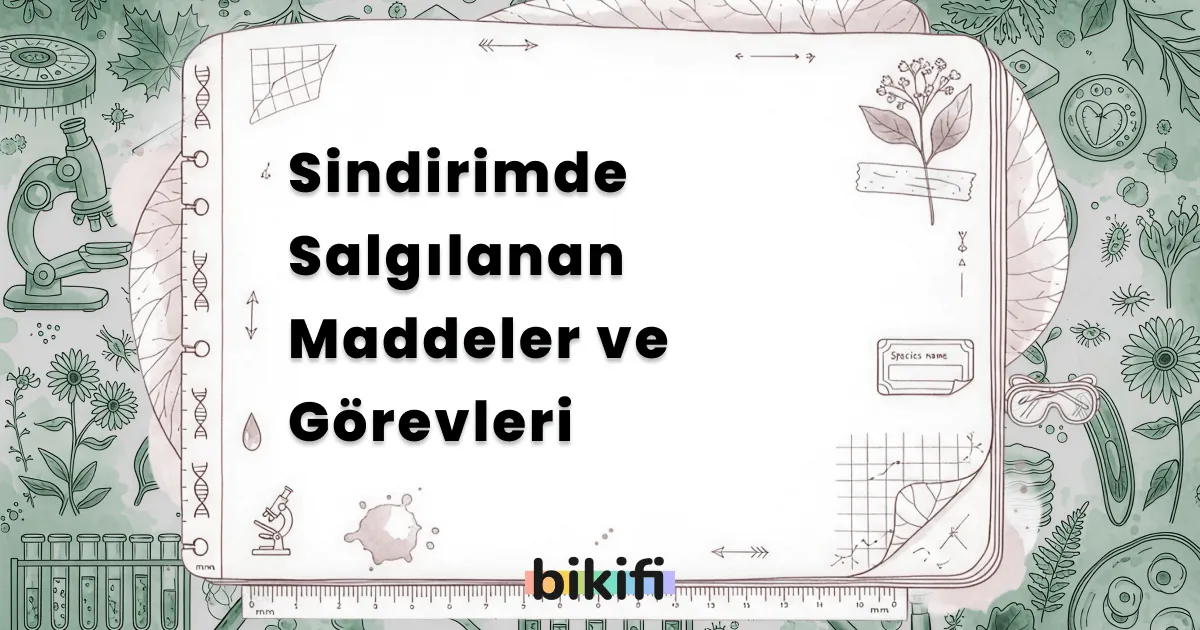 Sindirimde Salgılanan Maddeler ve Görevleri