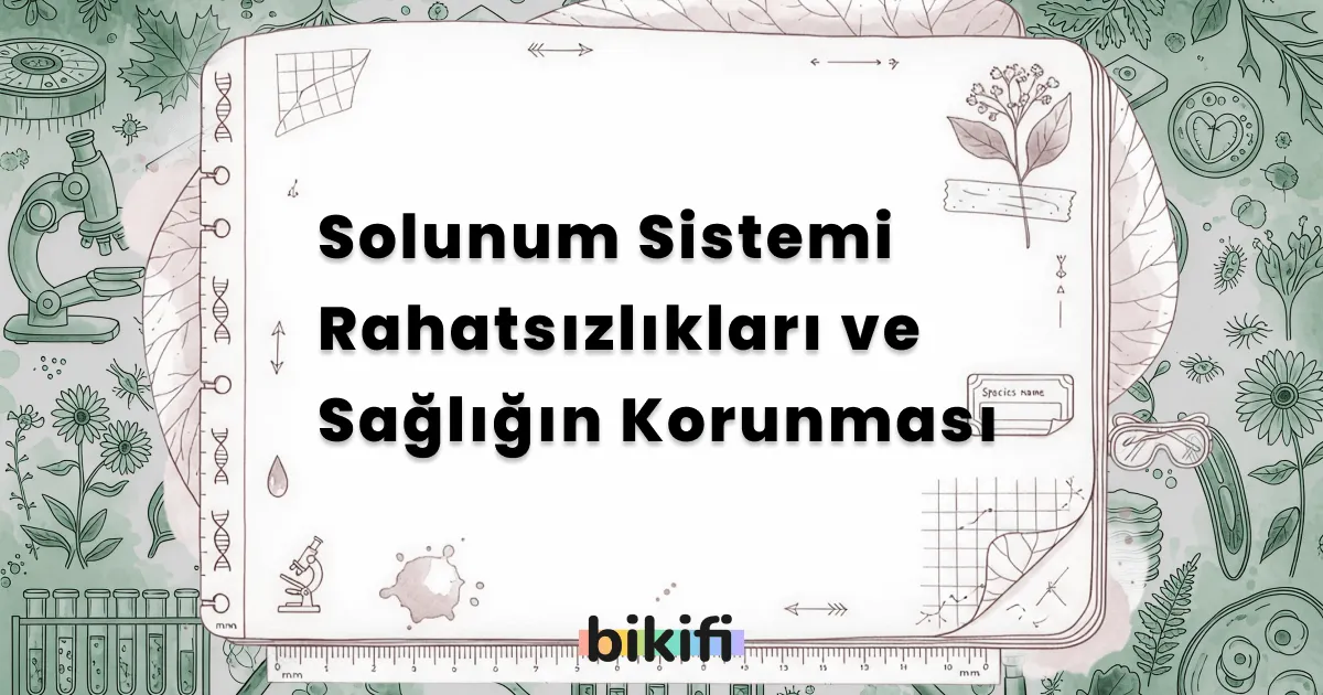 Solunum Sistemi Rahatsızlıkları ve Sağlığın Korunması