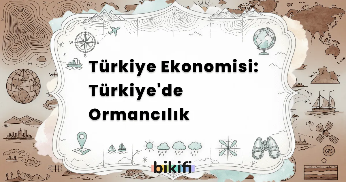 Türkiye Ekonomisi: Türkiye’de Ormancılık