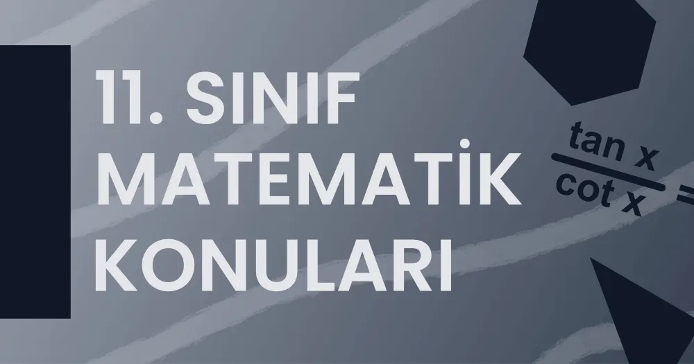 11. Sınıf Matematik Konuları