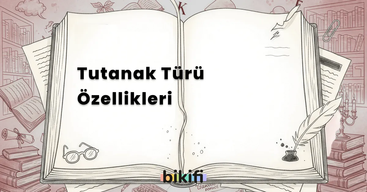 Tutanak Türü Özellikleri