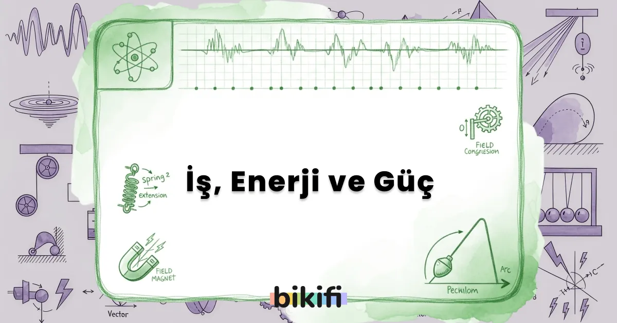 İş, Enerji ve Güç