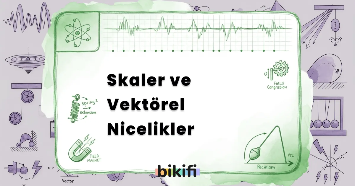 Skaler ve Vektörel Nicelikler