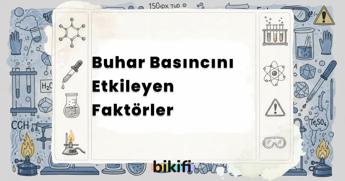 Buhar Basıncını Etkileyen Faktörler
