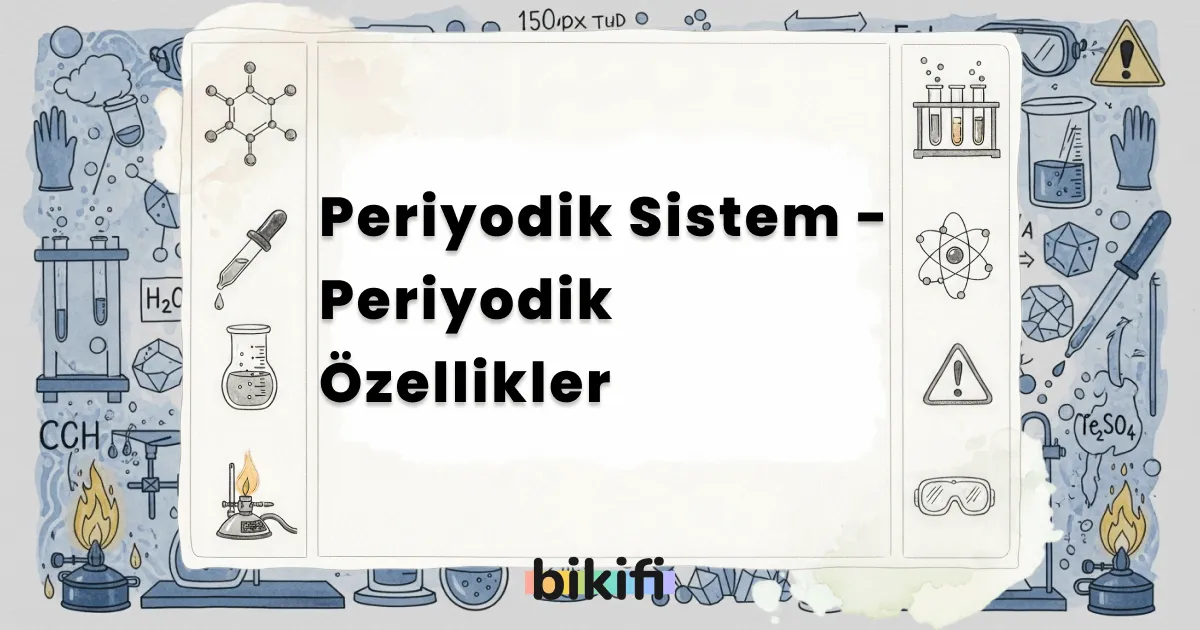 Periyodik Sistem – Periyodik Özellikler