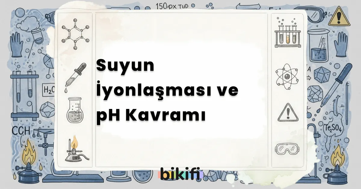 Suyun İyonlaşması ve pH Kavramı