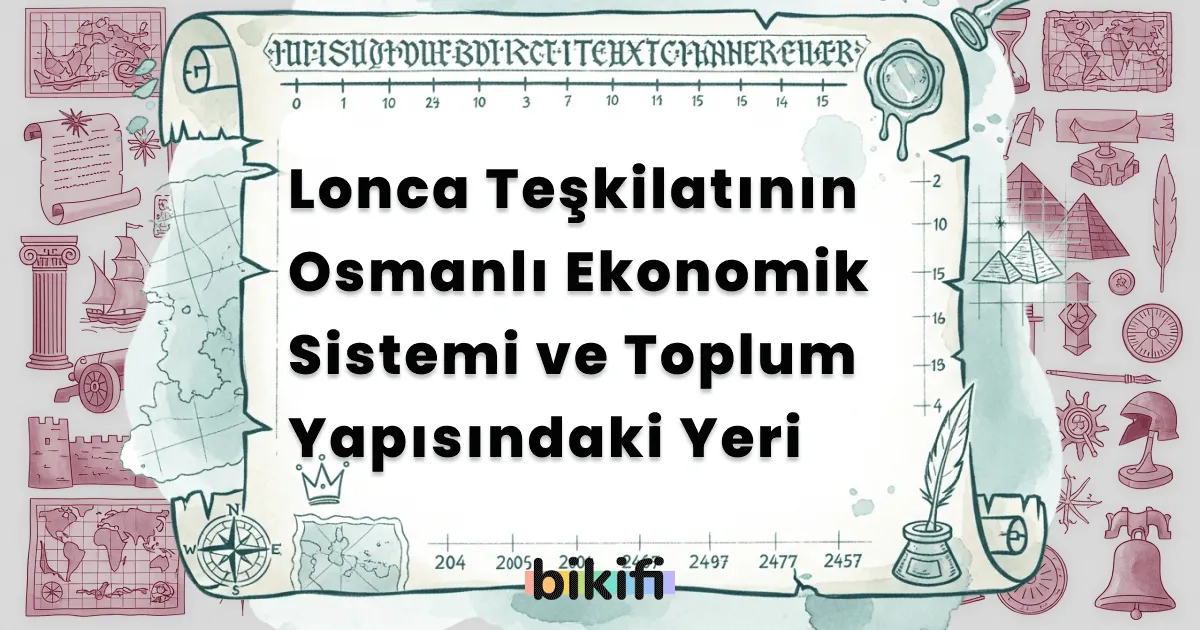 Lonca Teşkilatının Osmanlı Ekonomik Sistemi ve Toplum Yapısındaki Yeri