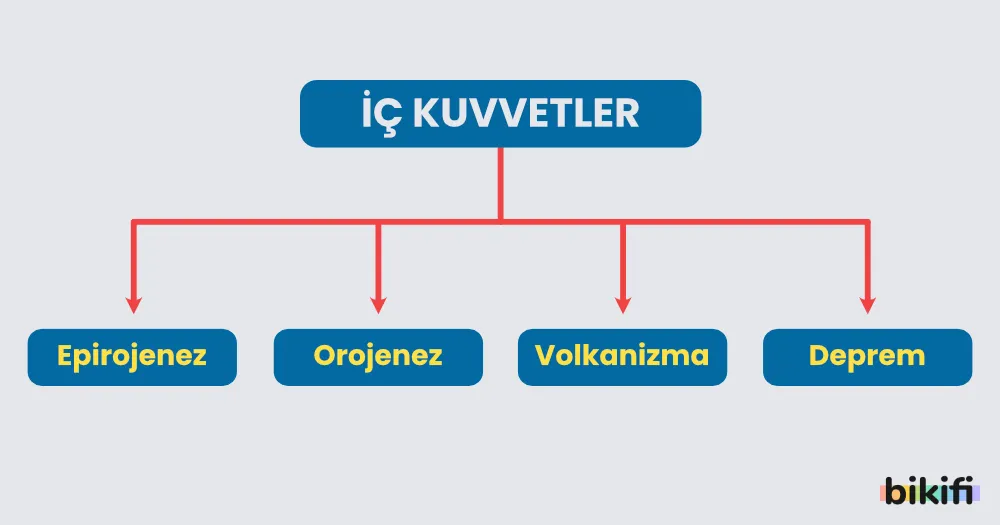 İç kuvvetlerin sınıflandırılması