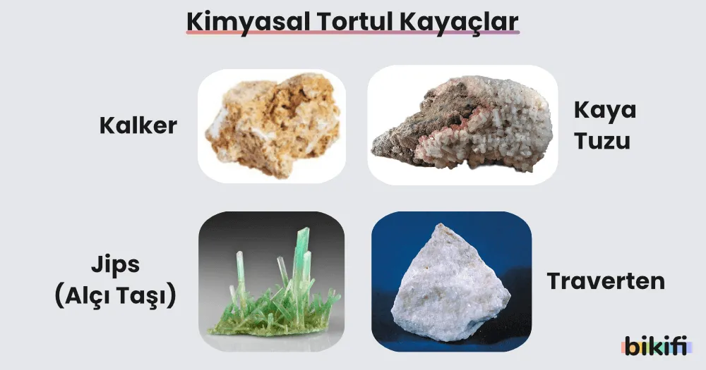 kimyasal tortul kayaçlar
