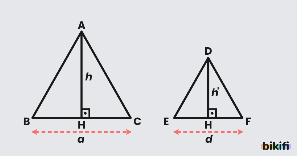 Benzer Üçgenlerin Alanı
