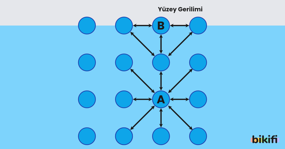 Yüzey Geriliminin oluşumu