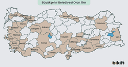 Büyükşehir belediyesine sahip olan iller