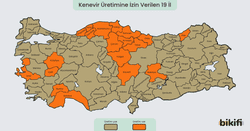 Türkiye'de keten ve kenevir yetiştirilmeye izin verilen yerler