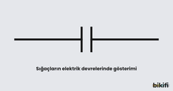 Sığaçların elektrik devrelerinde gösterimi