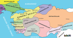 Osmanlı beyliğinden devlete genişleme haritası