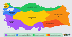 Türkiye'de Gözlemlenen İklim Tipleri