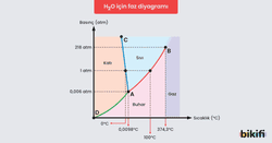 Su (H2O) için faz diyagramı
