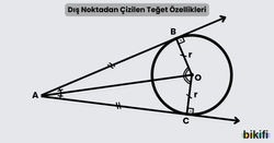 Dış Noktadan Çizilen Teğet Özellikleri