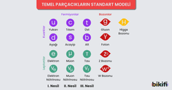 atom altı parçacıkların standart modellenmesi isimlendirmesi ve nesilleri