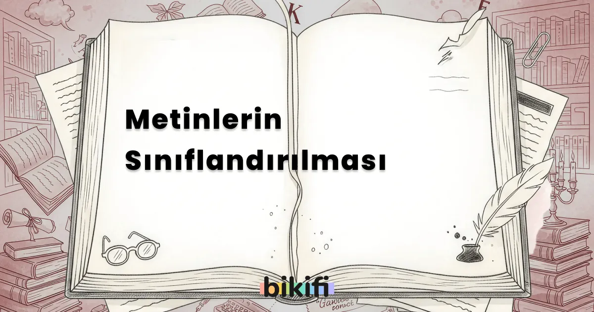 Metinlerin Sınıflandırılması