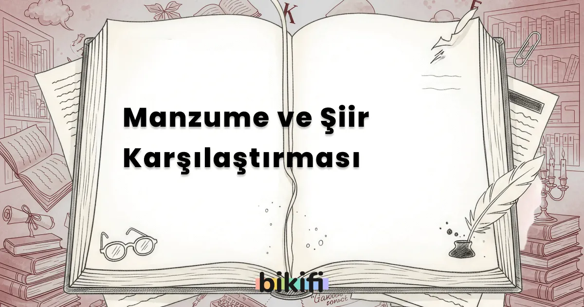 Manzume ve Şiir Karşılaştırması