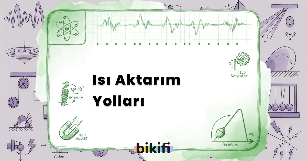 Isı Aktarım Yolları