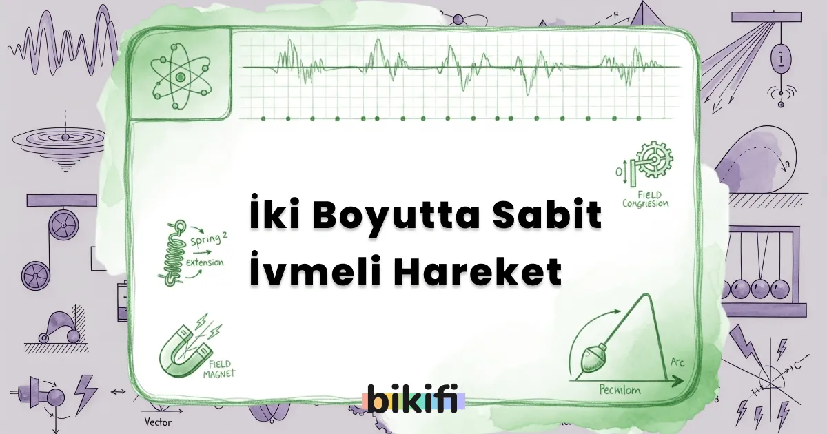 İki Boyutta Sabit İvmeli Hareket