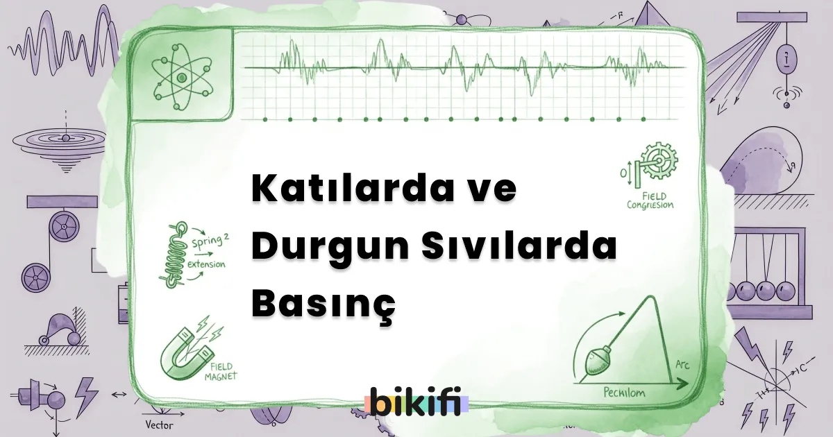 Katılarda ve Durgun Sıvılarda Basınç