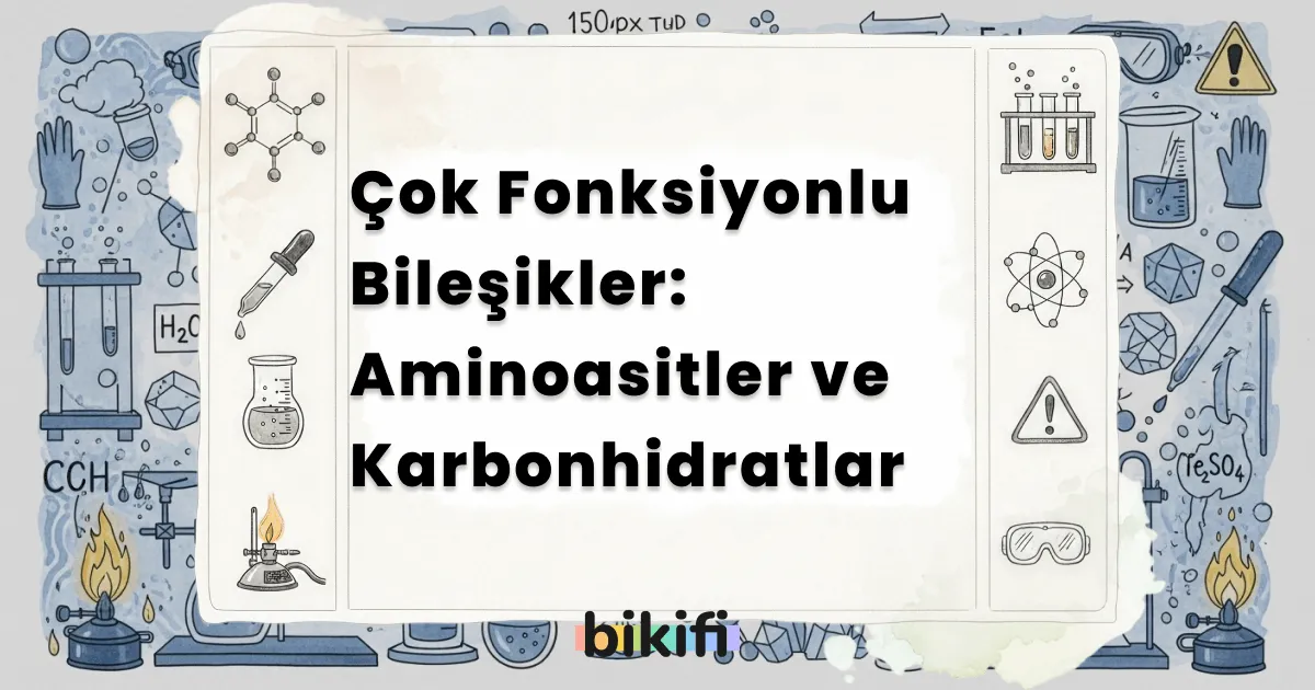 Çok Fonksiyonlu Bileşikler: Aminoasitler ve Karbonhidratlar
