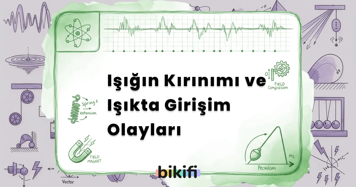 Işığın Kırınımı ve Işıkta Girişim Olayları
