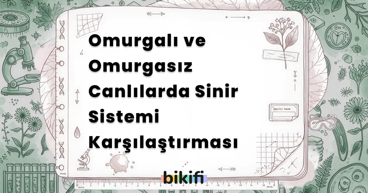 Omurgalı ve Omurgasız Canlılarda Sinir Sistemi Karşılaştırması