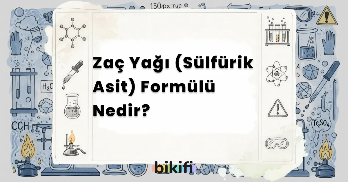 Zaç Yağı (Sülfürik Asit) Formülü Nedir?
