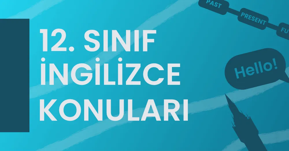 12. Sınıf İngilizce Konuları