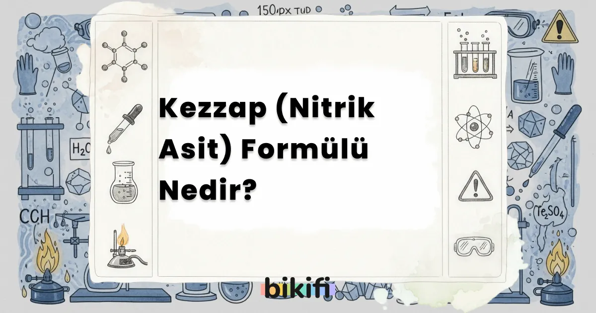 Kezzap (Nitrik Asit) Formülü Nedir?