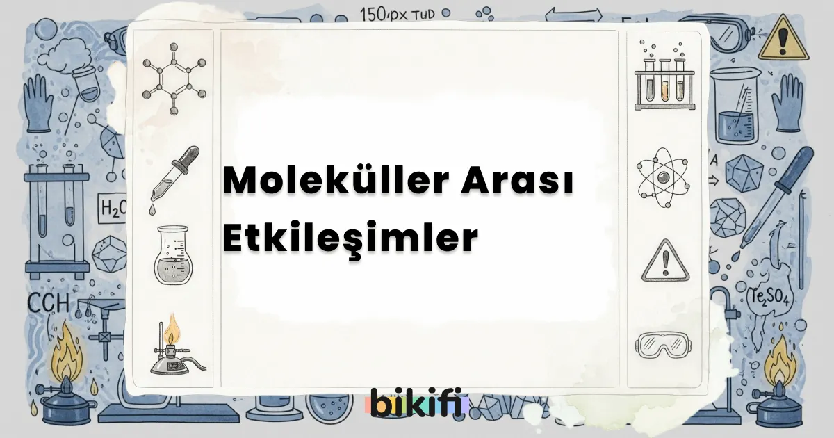 Moleküller Arası Etkileşimler