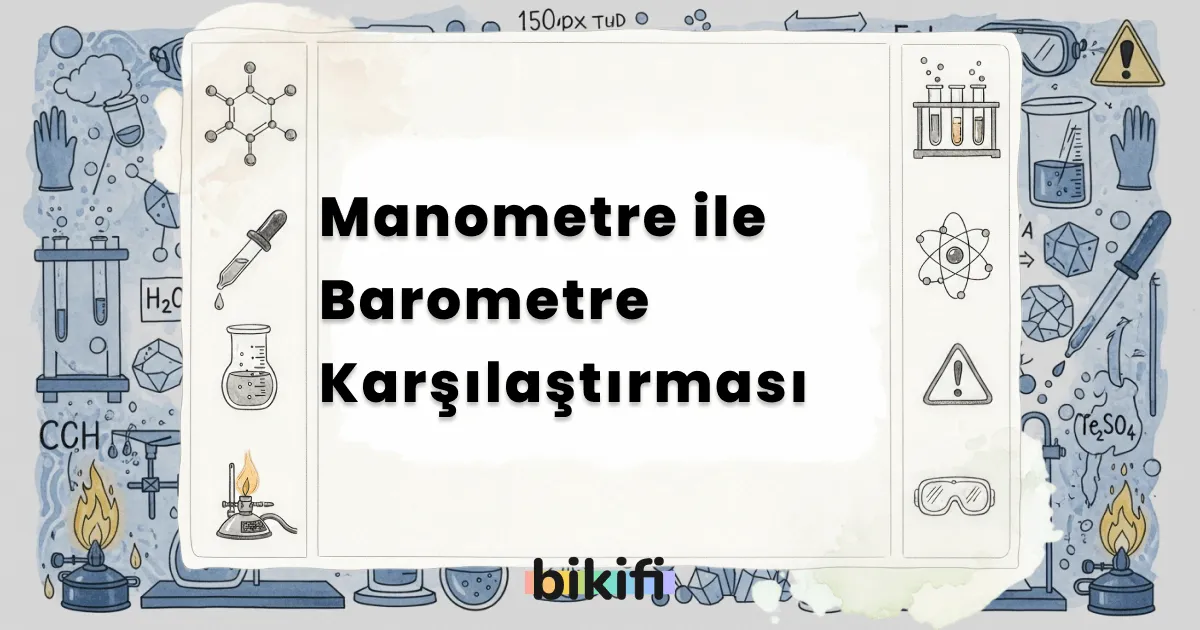 Manometre ile Barometre Karşılaştırması