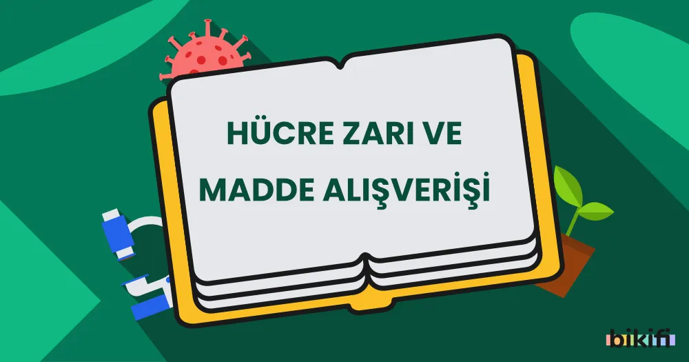 Hücre Zarı ve Madde Alışverişi