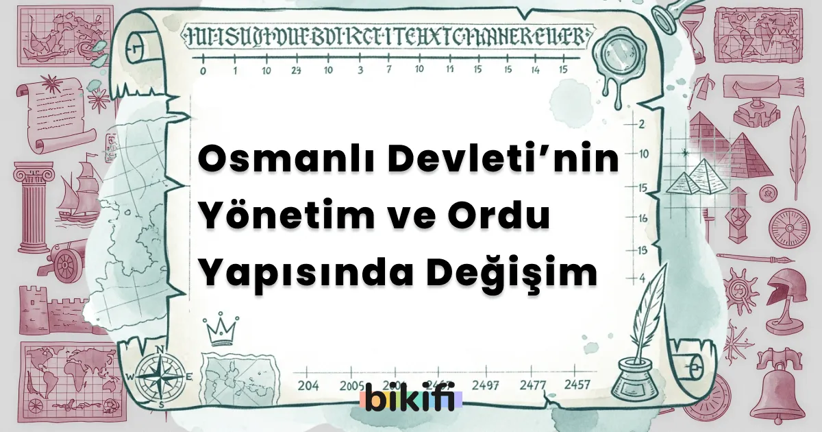 Osmanlı Devleti’nin Yönetim ve Ordu Yapısında Değişim