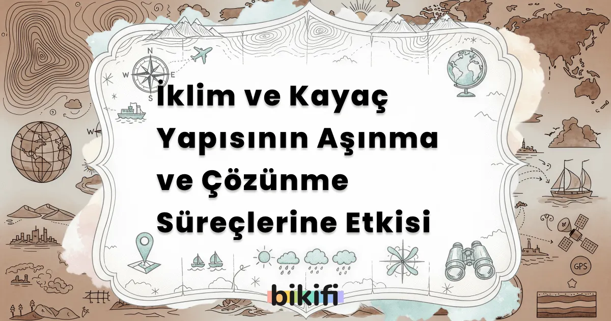 İklim ve Kayaç Yapısının Aşınma ve Çözünme Süreçlerine Etkisi