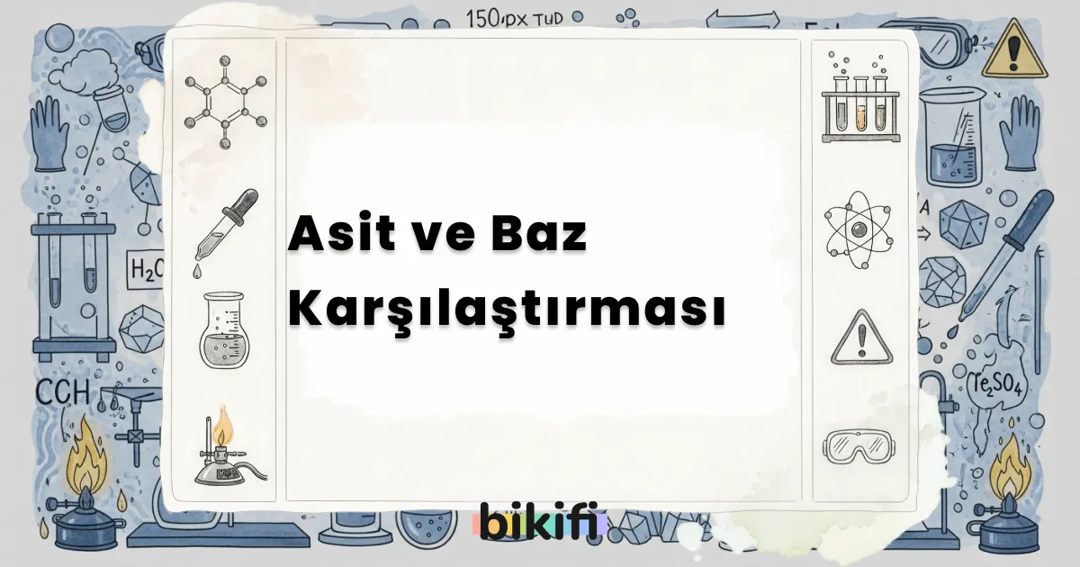 Asit ve Baz Karşılaştırması