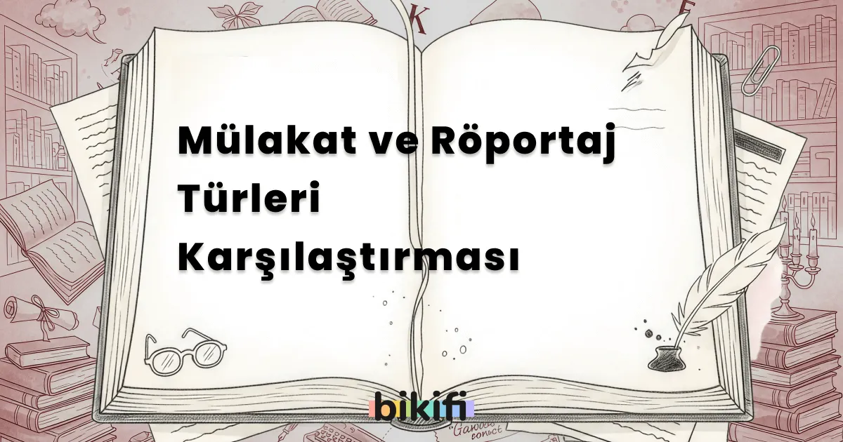 Mülakat ve Röportaj Türleri Karşılaştırması