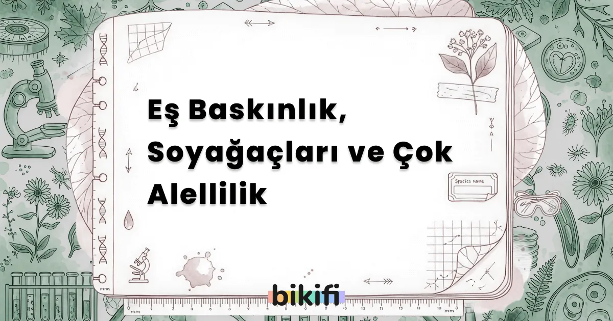 Eş Baskınlık, Soyağaçları ve Çok Alellilik