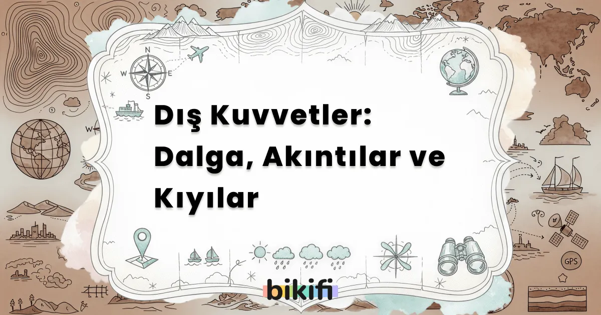 Dış Kuvvetler: Dalga, Akıntılar ve Kıyılar