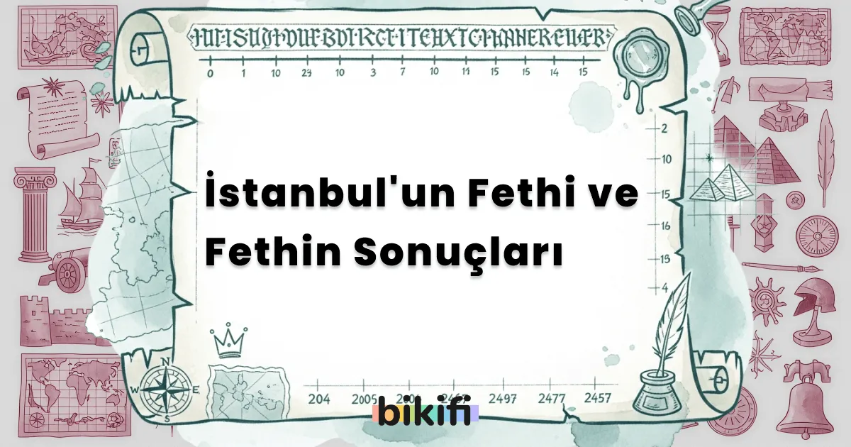 İstanbul’un Fethi ve Fethin Sonuçları