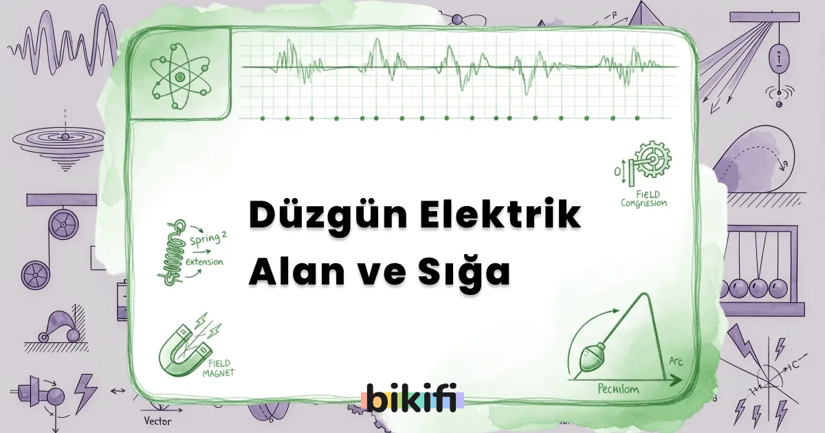 Düzgün Elektrik Alan ve Sığa