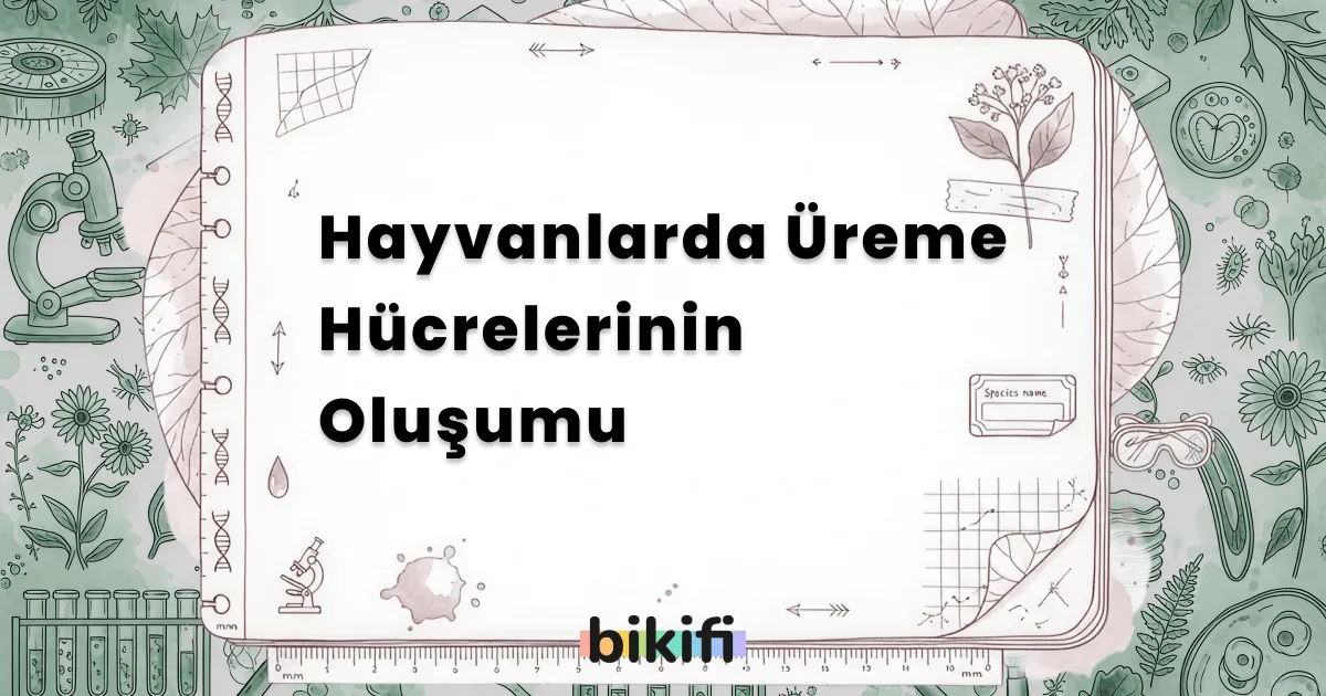 Hayvanlarda Üreme Hücrelerinin Oluşumu