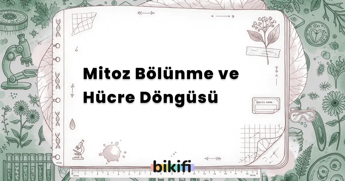 Mitoz Bölünme ve Hücre Döngüsü