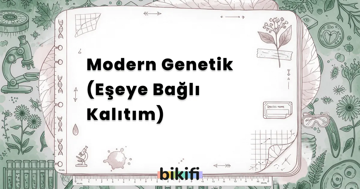 Modern Genetik (Eşeye Bağlı Kalıtım)
